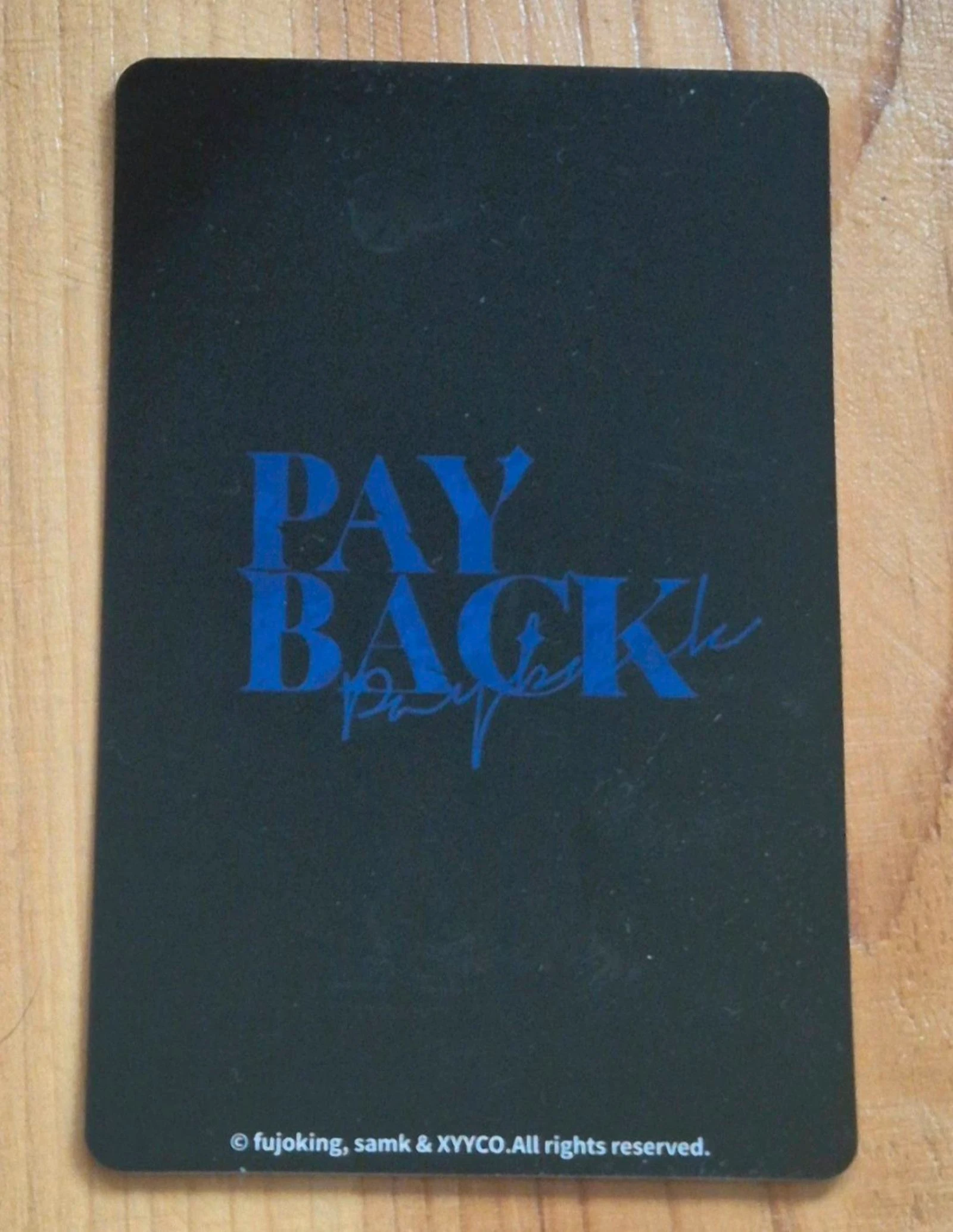 Photocarte Payback – photo 2